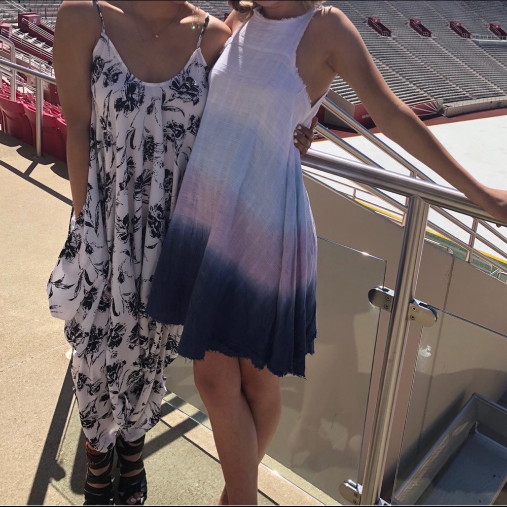 Dip dye dress